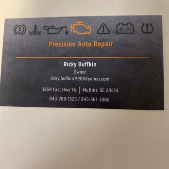 Precision Auto - Auto Repair Near Me - Mullins, South Carolina Precision Auto - Auto Repair Near Me - Mullins, South Carolina