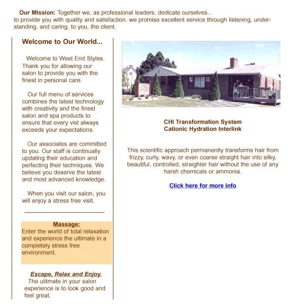 WEST END STYLES Updated September 2024 15 S 14th St, Quakertown, Pennsylvania Cosmetics