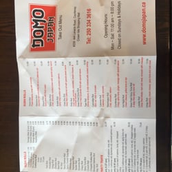 Domo - Menu