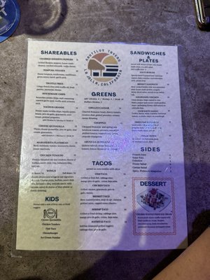 Menu photo 5 Nautilus Tavern San Diego, CA