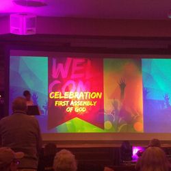 Celebration Church First Assembly Of God - Getting ready for our big Rise production.