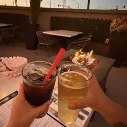 Cheers to our new date night place! Cheers to our new date night place!