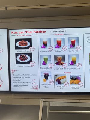 Menu photo 5 Kua Lao Thai Kitchen Modesto, CA