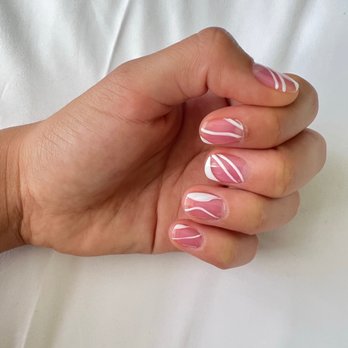 Paris Nails & Skin - Showed a picture from pinterest; my nails turned out EXACTLY the same as the picture. - Nail Salons Near Me - Tustin, California