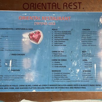 Golden China - Menu - Chinese Near Me - Culebra, Puerto Rico