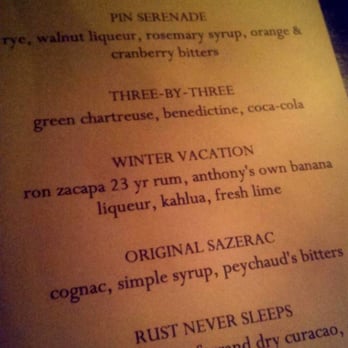 The Owl - Specialty cocktails 3.15.14 - Lounges Near Me - Chicago, Illinois