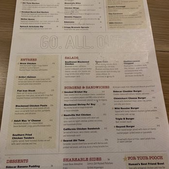 Sidecar Social - Menu - Sports Bars Near Me - Addison, Texas Sidecar Social - Menu - Sports Bars Near Me - Addison, Texas