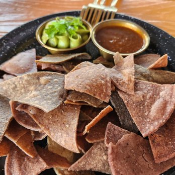 Nixta Taqueria - Chips and dip vegetarian version - Mexican Near Me - Austin, Texas Nixta Taqueria - Chips and dip vegetarian version - Mexican Near Me - Austin, Texas