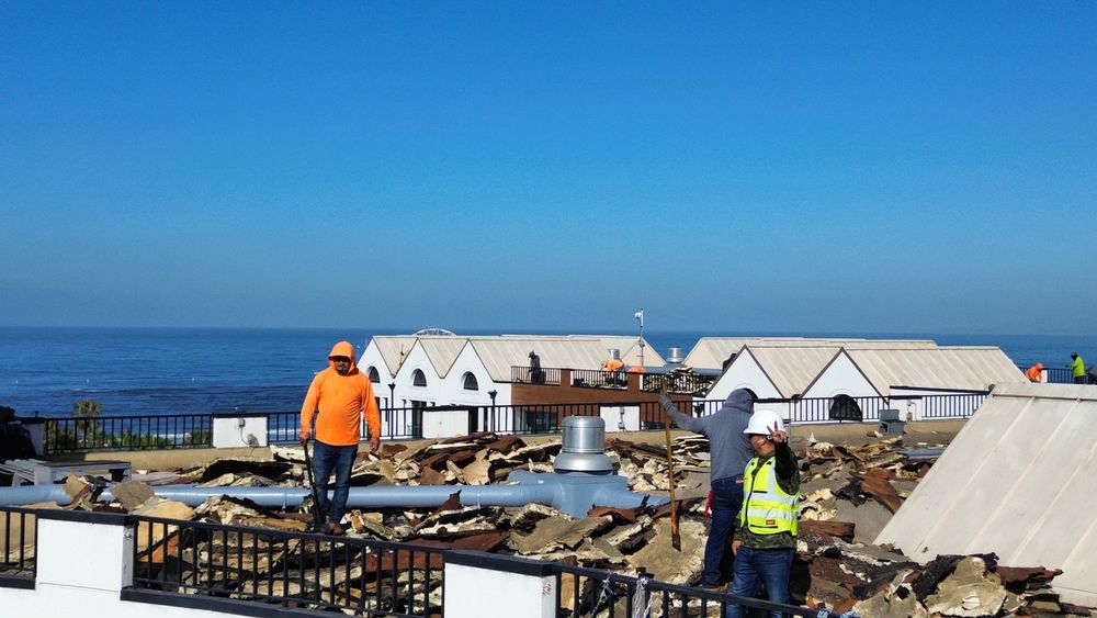 Slide of Munoz Roof and Roof Removal