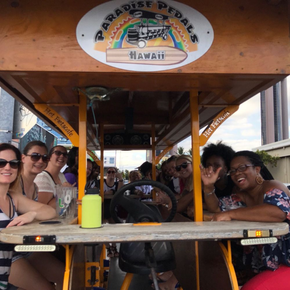 Paradise Pedals Hawaii - Party Bike Rentals Near Me - Honolulu, Hawaii