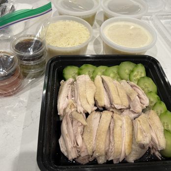 Chic Now Hainan Chicken Rice - Combo for 2 Person: $29.98 (1/7/24)- comes with 2 rice and soup - Hainan Near Me - Irvine, California