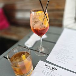 Perennial on Lockwood - Thursday date night on the patio. Lovely cool weather under the heat lamps!