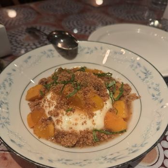 Viaggio - Peach Panna Cotta - Italian Near Me - Toronto, Ontario