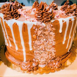 It’s N the Batter - Vanilla "Butta" w/chocolate frosting