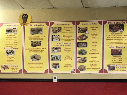 Menu photo 2 El Pollo Feliz Denver, CO Menu photo 2 El Pollo Feliz Denver, CO