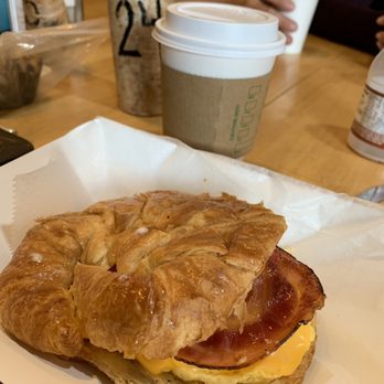 Falling Rock Cafe and Book Store - Breakfast croissant sandwich - Bookstores Near Me - Munising, Michigan