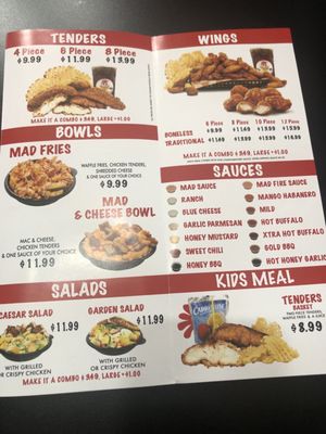 Menu photo 1 Mad Chicken Pompano Beach, FL