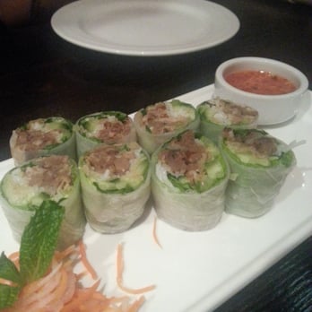 Le Soleil - bbq pork spring rolls with fish sauce - Vietnamese Near Me - San Francisco, California Le Soleil - bbq pork spring rolls with fish sauce - Vietnamese Near Me - San Francisco, California