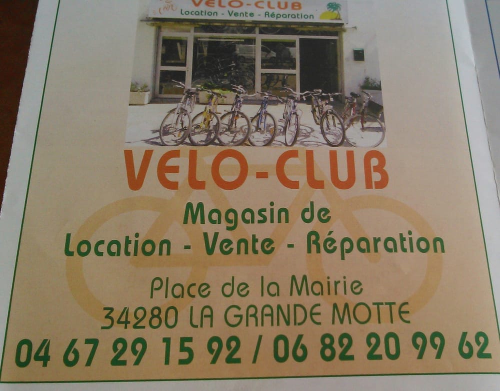 VÉLO CLUB 45 ave Pierre Racine, La GrandeMotte, Hérault, France Bike Rentals Phone Number