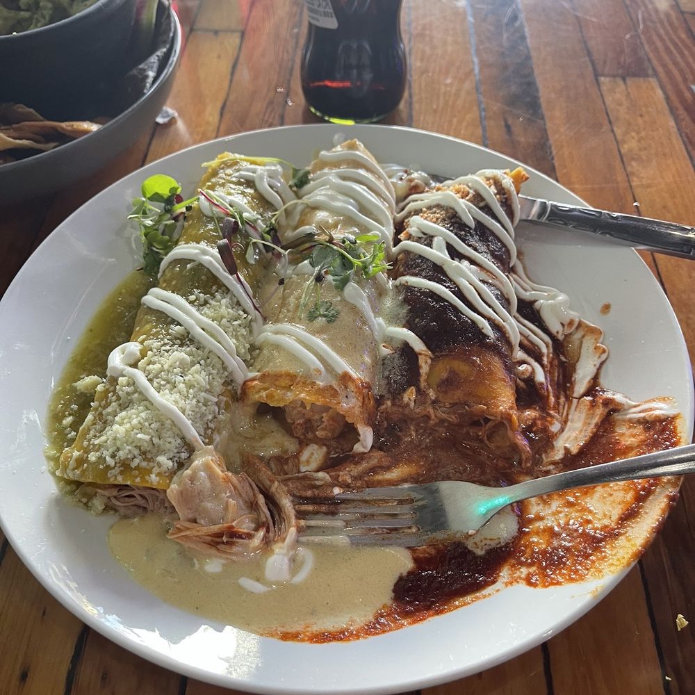 Casa Añejo - Tri-color enchiladas - Mexican Near Me - Caldwell, Idaho Casa Añejo - Tri-color enchiladas - Mexican Near Me - Caldwell, Idaho