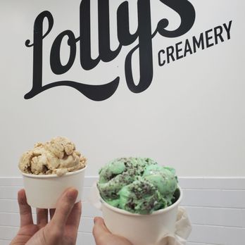 Lolly's Creamery - Breakfast goals & mint chocolate chip + cookie monster - Desserts Near Me - Virginia Beach, Virginia
