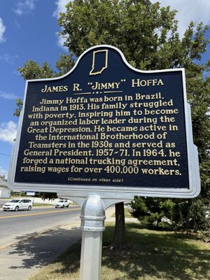 James R. “Jimmy” Hoffa Historical Marker