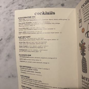 Lost & Found OTR - Menu - Cocktail Bars Near Me - Cincinnati, Ohio