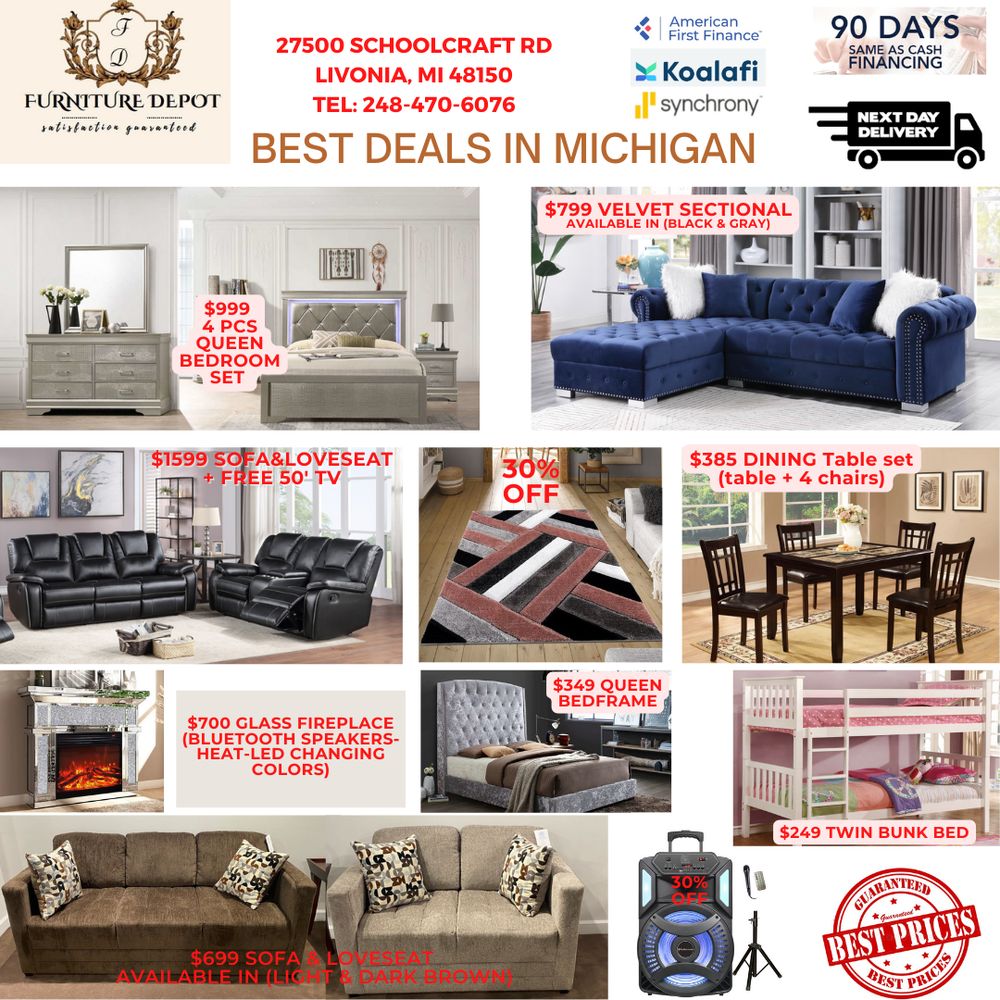 FURNITURE DEPOT Updated October 2024 229 Photos 27500 Schoolcraft