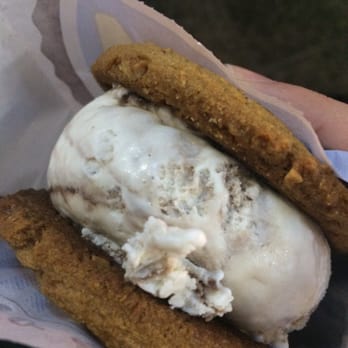 CREAM - Banana walnut fudge ice cream between two snicker doodle cookies. - Ice Cream & Frozen Yogurt Near Me - San Jose, California CREAM - Banana walnut fudge ice cream between two snicker doodle cookies. - Ice Cream & Frozen Yogurt Near Me - San Jose, California