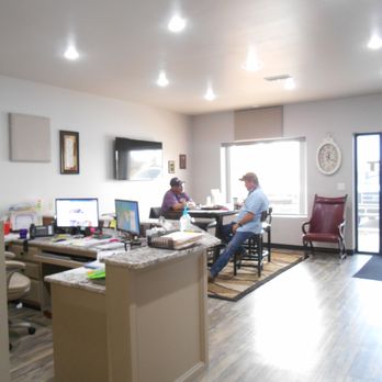 Jay Young Plumbing Heating and Air Conditioning - Jay & Ramon going over a project. - Plumbing Near Me - Lubbock, Texas Jay Young Plumbing Heating and Air Conditioning - Jay & Ramon going over a project. - Plumbing Near Me - Lubbock, Texas