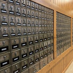 Texaco - Post boxes for function.