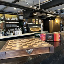 Chessboard and trivia cards Chessboard and trivia cards