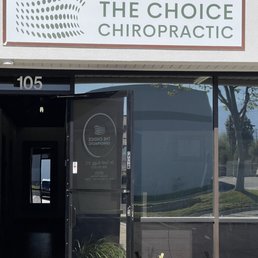 Exterior outside entrance of The Choice Chiropractic - Our new sign for our updated name! - Redlands, California Exterior outside entrance of The Choice Chiropractic - Our new sign for our updated name! - Redlands, California