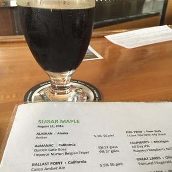 Sugar Maple - Bear Republic Old Baba Yaga Stout - Beer Bar Near Me - Milwaukee, Wisconsin