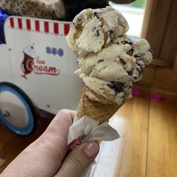 Campbell Boys 53534 - Double scoop of peanut butter cookie dough on a sugar cone $5.50