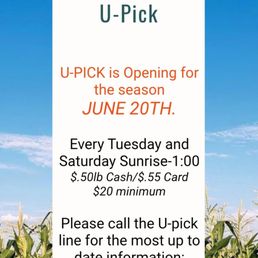 U-Pick Info