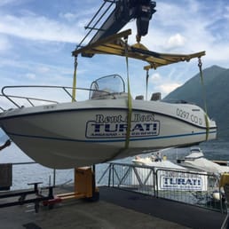 Lowering a Boat to the water