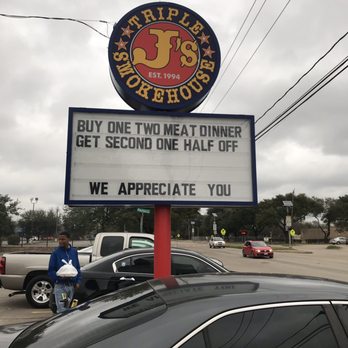 Triple J's Smokehouse - Look for the uppercase J. }:{ - Barbeque Near Me - Houston, Texas Triple J's Smokehouse - Look for the uppercase J. }:{ - Barbeque Near Me - Houston, Texas