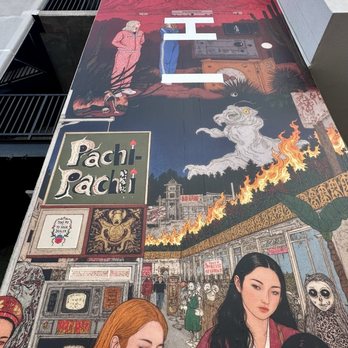 Pachi Pachi - Outside Mural. - Cocktail Bars Near Me - Las Vegas, Nevada