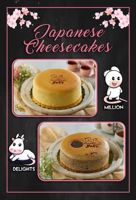 Million Delights, Bubble Tea, and Japanese Cheesecake. by null