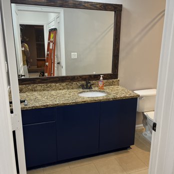 Boyd's Lawn Care and Services - After -Mirror frame/cabinet and he add some other surprise elements - Lawn Services Near Me - Snellville, Georgia Boyd's Lawn Care and Services - After -Mirror frame/cabinet and he add some other surprise elements - Lawn Services Near Me - Snellville, Georgia