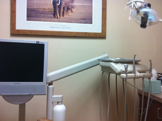 Photo of Newport Bay Dental - Costa Mesa, CA, US. Watch TV during your treatment!