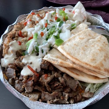 The Halal Guys - Combo Rice Bowl (4/5) - Halal Near Me - Atlanta, Georgia The Halal Guys - Combo Rice Bowl (4/5) - Halal Near Me - Atlanta, Georgia