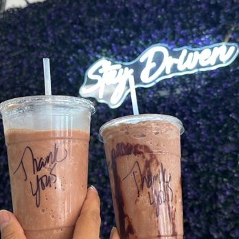 Driven Nutrition - peanut butter cup & mint chip protein shakes - Coffee & Tea Near Me - Fullerton, California Driven Nutrition - peanut butter cup & mint chip protein shakes - Coffee & Tea Near Me - Fullerton, California