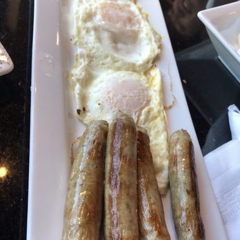 Keke's Breakfast Cafe - Eggs and sausage that came with my combo - Breakfast & Brunch Near Me - Gainesville, Florida Keke's Breakfast Cafe - Eggs and sausage that came with my combo - Breakfast & Brunch Near Me - Gainesville, Florida