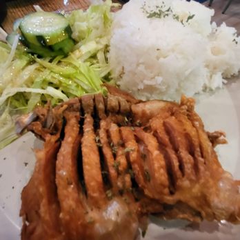 Soup Shop - Curry with crispy chicken (curry sauce not in photo) - Vietnamese Near Me - South Gate, California Soup Shop - Curry with crispy chicken (curry sauce not in photo) - Vietnamese Near Me - South Gate, California