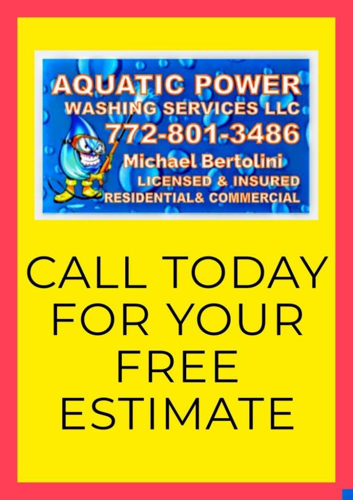 Slide of Aquatic Power Washing Services
