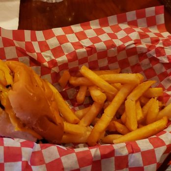P C Junction - a basket of fries and a hot dog - Sandwiches Near Me - Baileys Harbor, Wisconsin