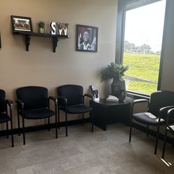 Southwestern Hearing Centers - Waiting area with coffee station