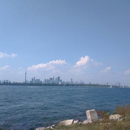 Downtown from the end of the spit.